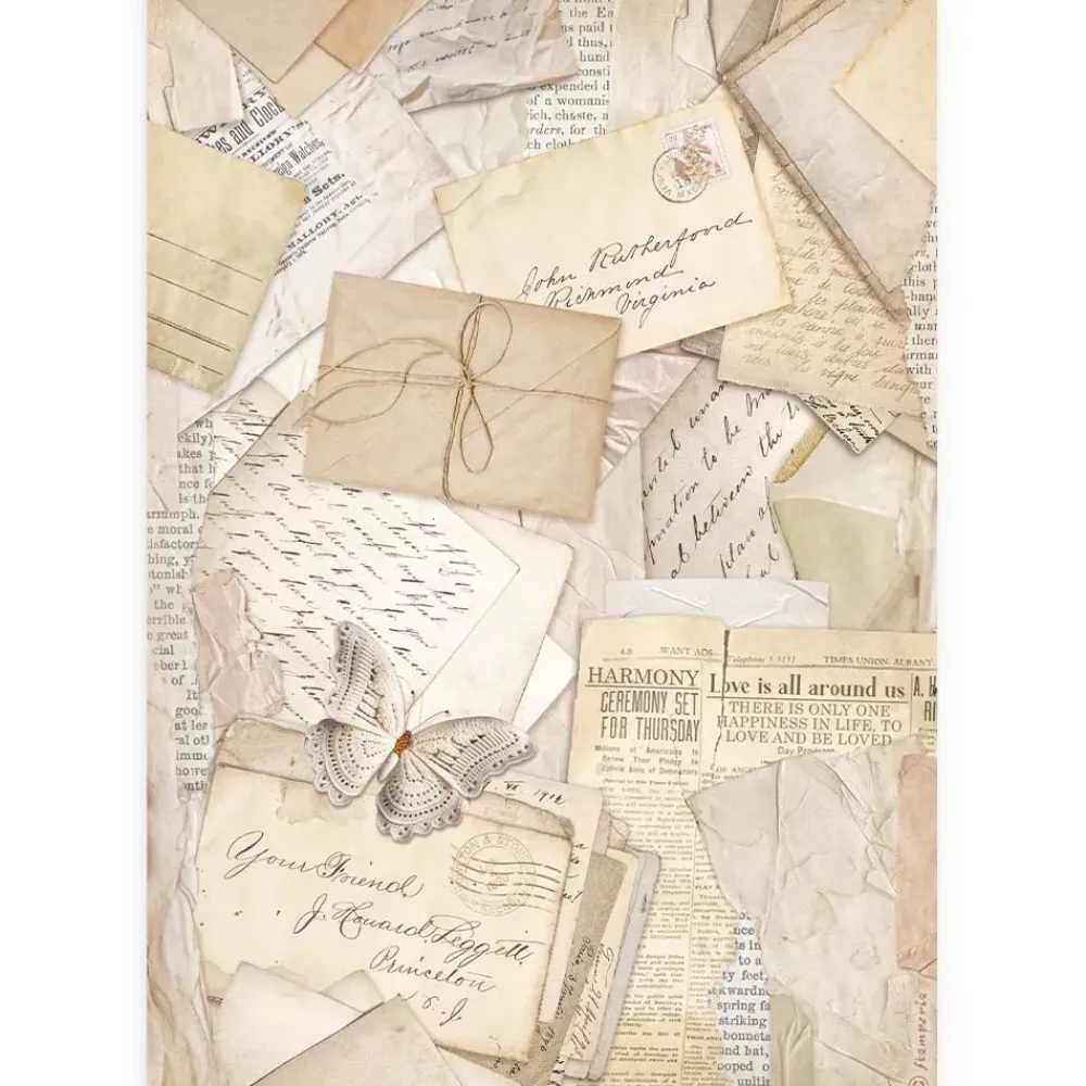 Clearance Papel de arroz Postales Best Sellers 21x30cm Decoupage
