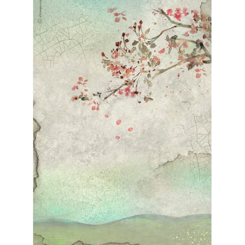 Papel de arroz Rama 21x30cm Papeles|Decoupage