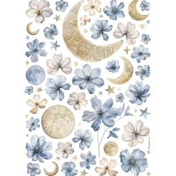 New Papel de arroz Sol y Luna Best Sellers 21x30cm Papeles|Decoupage