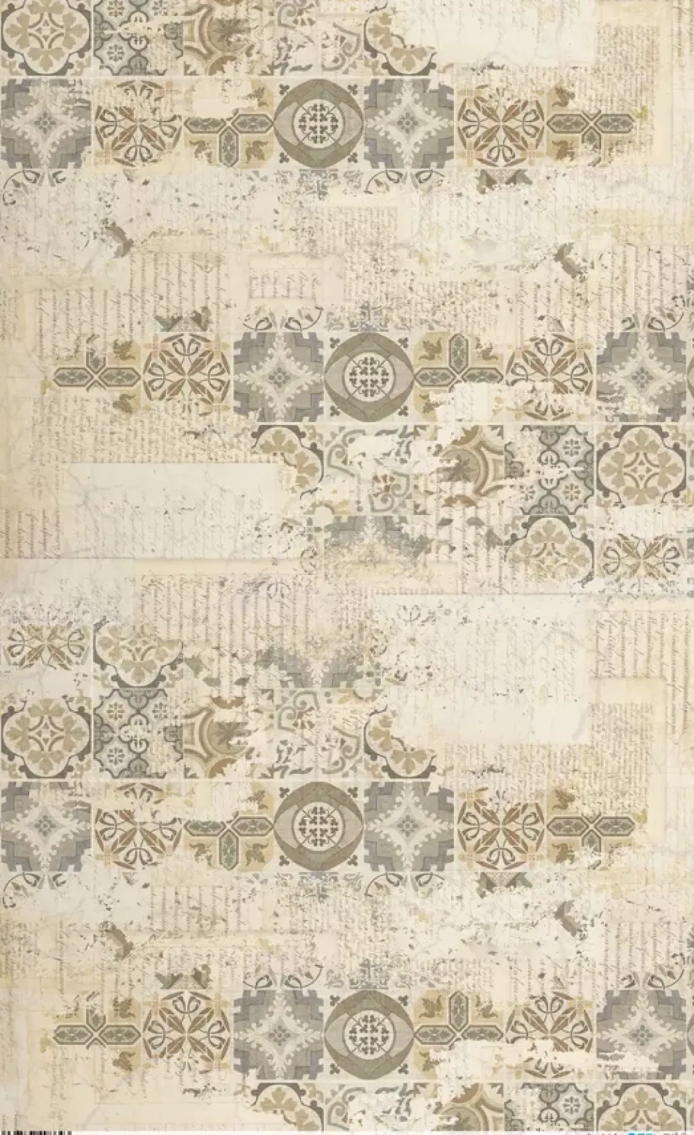Discount Papel de arroz Somewhere over vintage tiles 54x33cm Papeles|Decoupage
