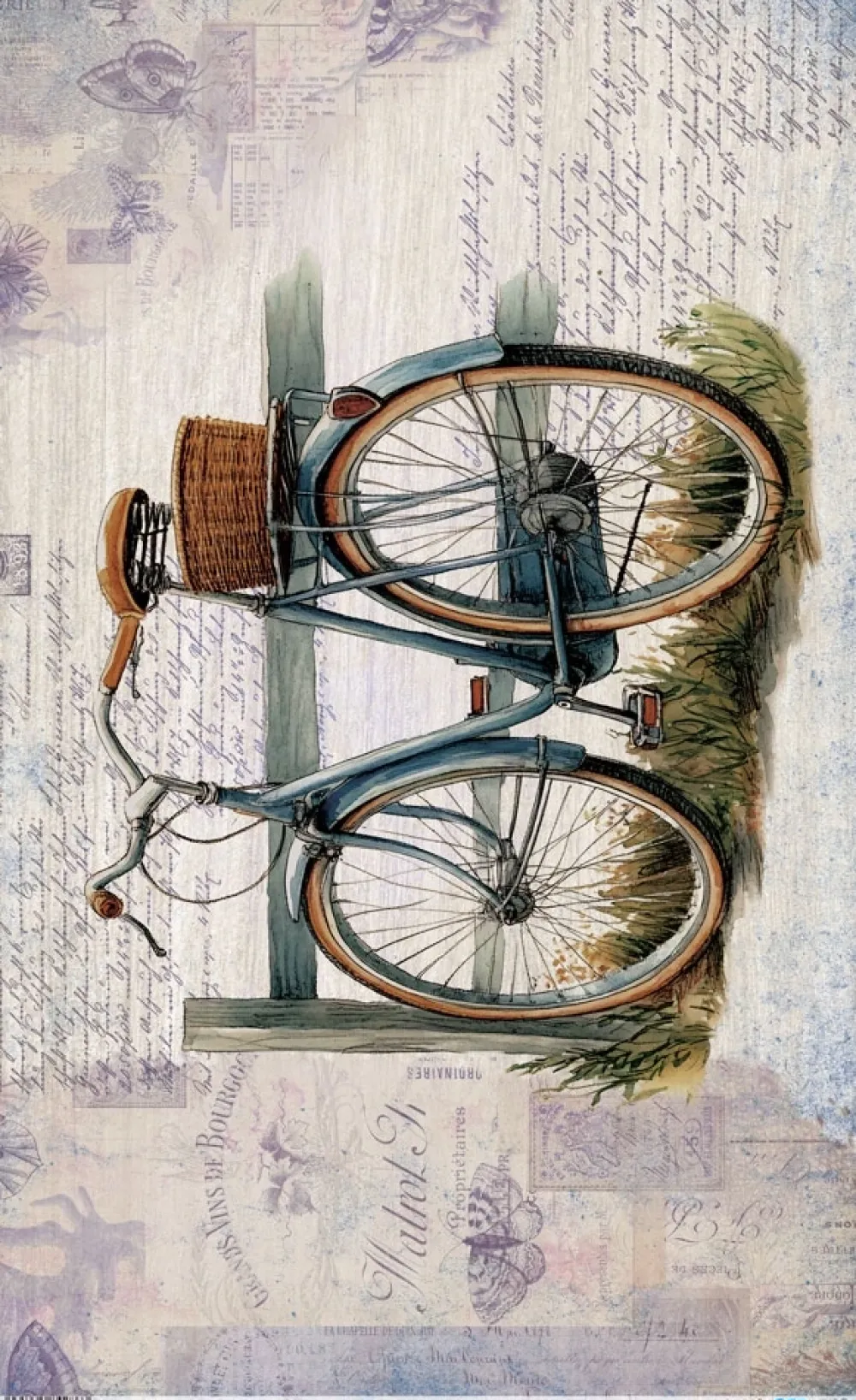 Best Papel de arroz Vintage Bike V 54x33cm Decoupage|Papeles