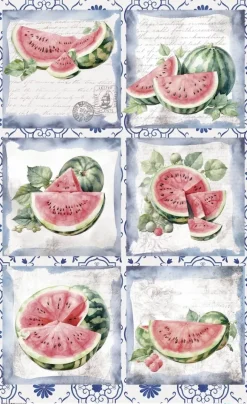 Best Papel de Arroz Watermelon III Fruits Market 54x33cm Papel Y Decoupage