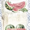 Outlet Papel de Arroz Watermelon II Fruits Market 54x33cm Papel Y Decoupage