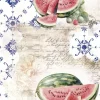 Clearance Papel de Arroz Watermelon IV Fruits Market 54x33cm Papel Y Decoupage