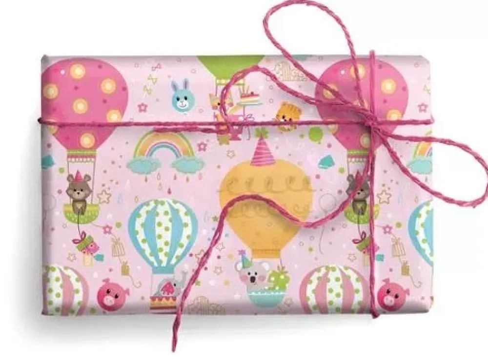 Clearance Papel fiesta en globo aerostático 49,5x68cm Papel Y Decoupage