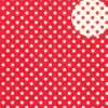 Outlet Papel Lunares rojos doble cara Papeles