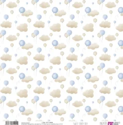 Outlet Papel Tela II Sweet Baby Boy 30x30cm Telas, Sedas Y Fieltro