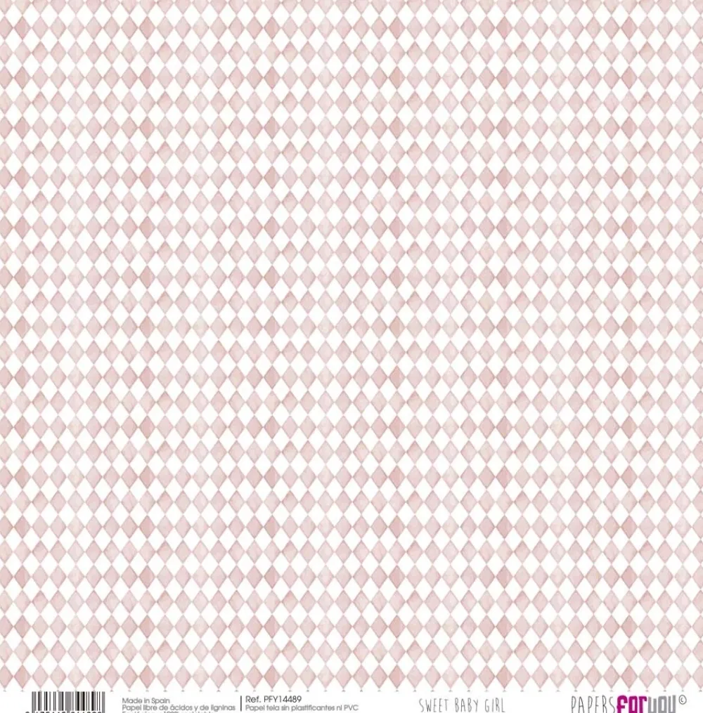 Clearance Papel Tela VII Sweet Baby Girl 30x30cm Telas, Sedas Y Fieltro