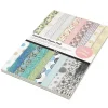 Online Papel textura metal estriada Oro 30x30cm Papeles|Decoupage