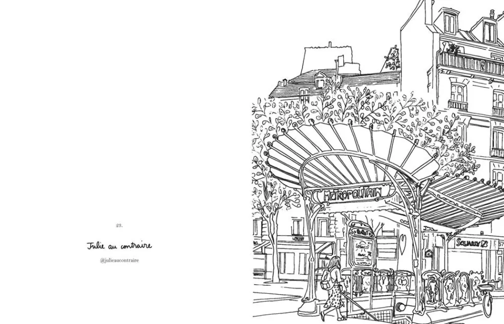 Clearance Paris Colouring Book Colorear