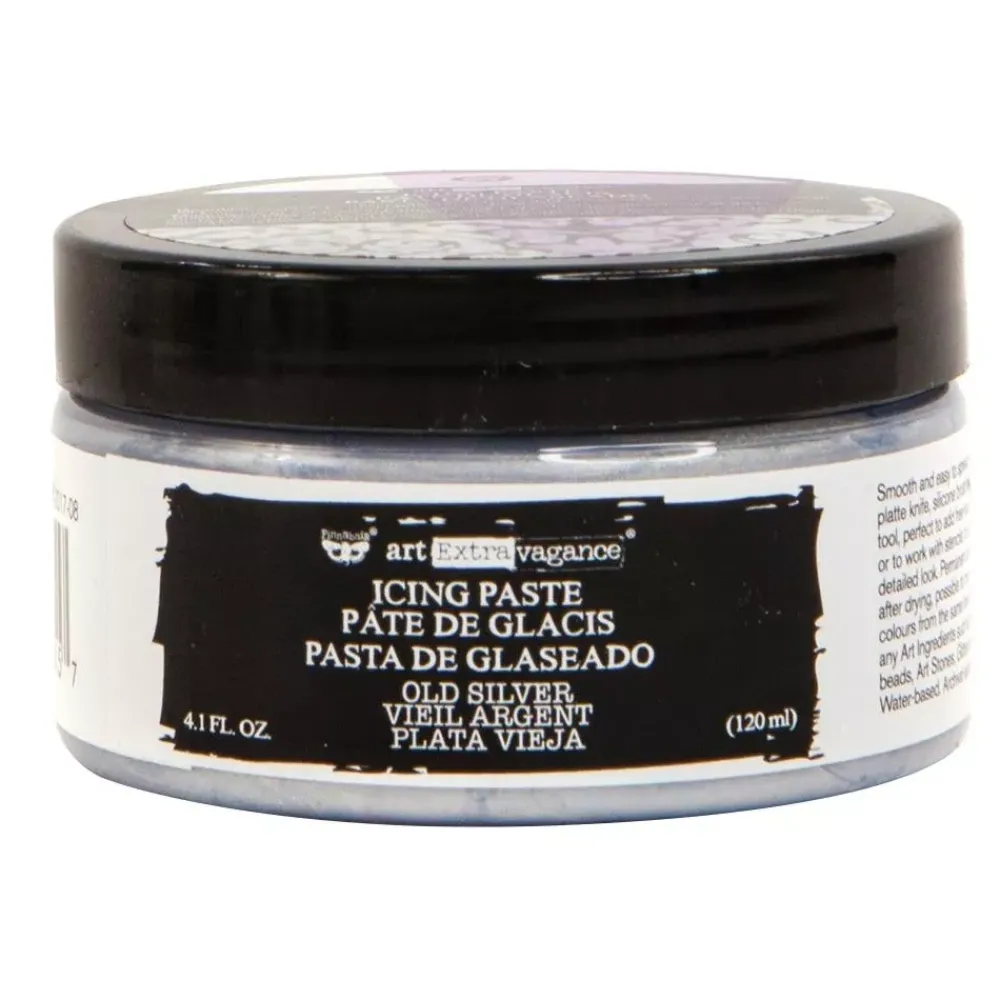 Sale Pasta de textura Icing Finnabair Old Silver Craqueladores|Gessos Y Estucos