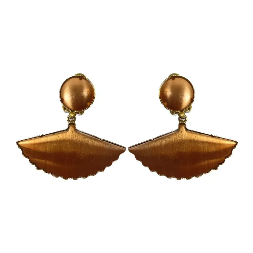 New Pendientes abanicos para esmaltado Bisutería