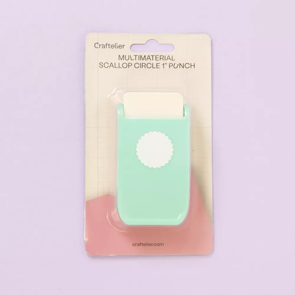 Online Perforadora multimaterial círculo festoneado 1" (2.54 cm) Perforadoras