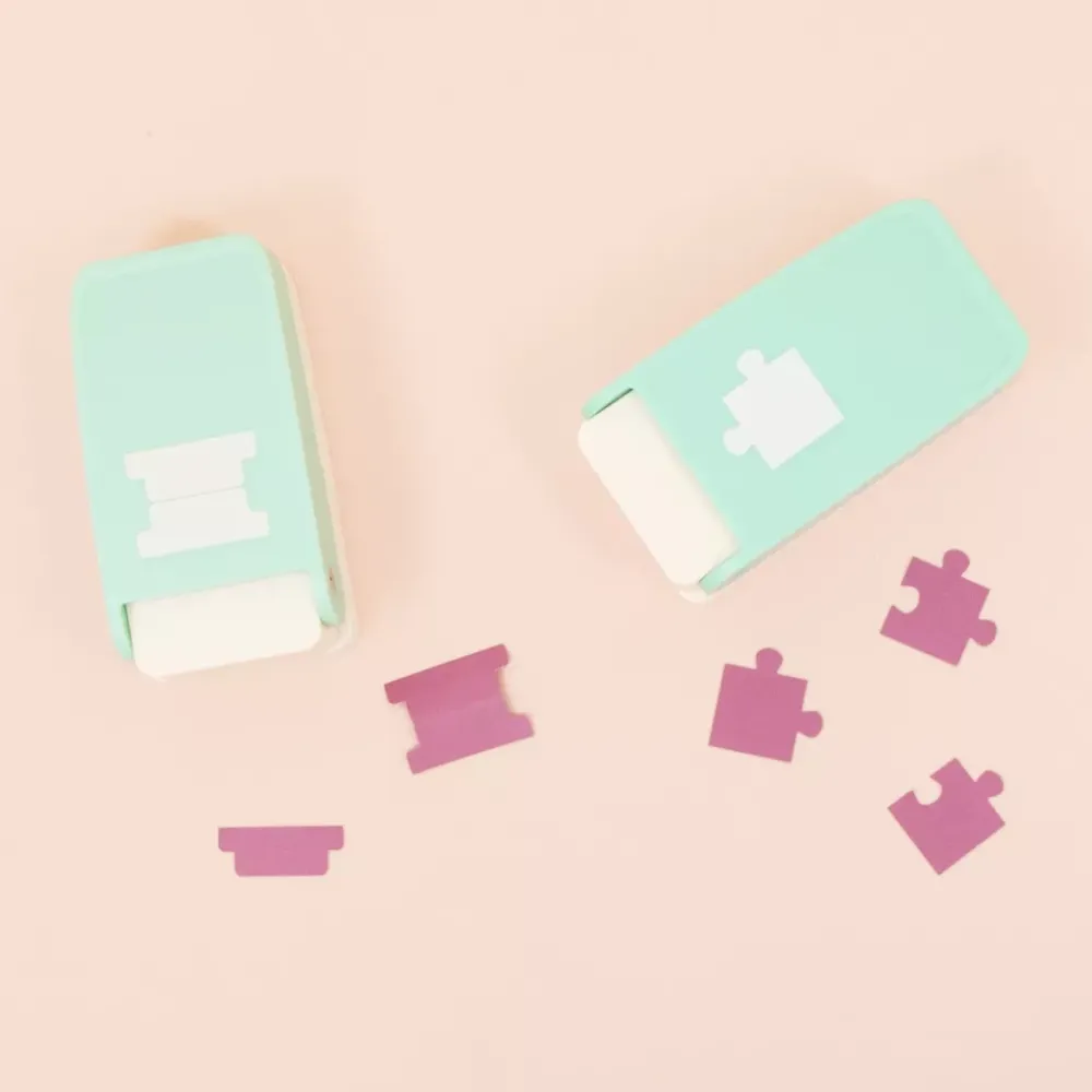 Perforadora Multimaterial Puzzle Perforadoras