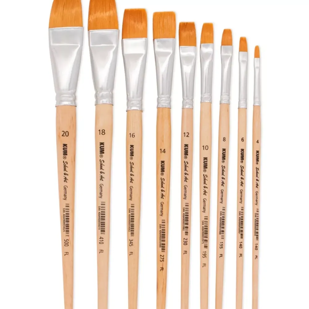 Clearance Pincel Plano School & Art Pinceles Y Brochas