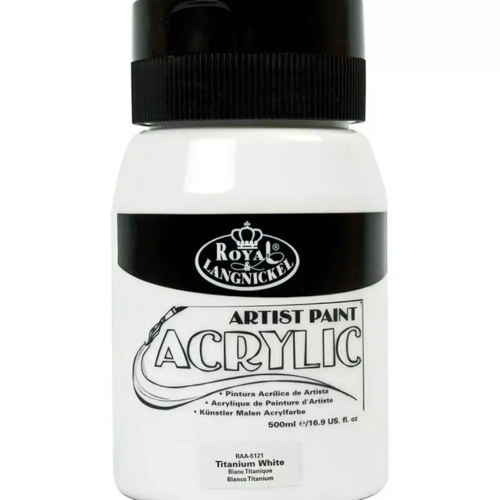 Sale Pintura Acrílica Blanco Titanio 500ml Pinturas Acrílicas