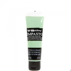 Hot Pintura de Impasto Finnabair Victorian Green Pinturas Acrílicas
