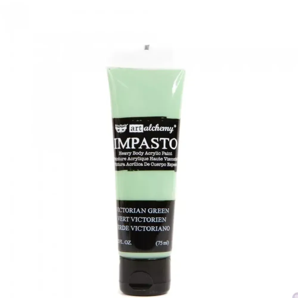 Hot Pintura de Impasto Finnabair Victorian Green Pinturas Acrílicas
