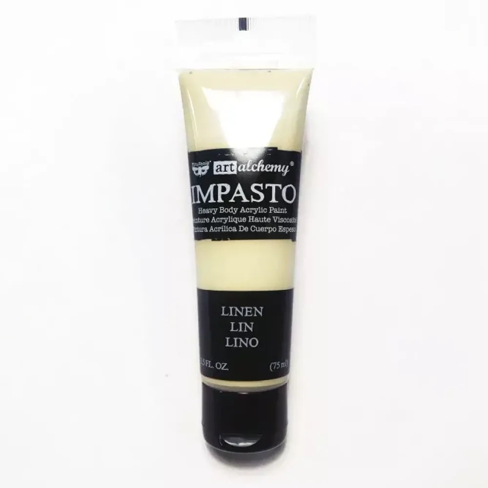 Hot Pintura de Impasto Finnabair Linen Pinturas Acrílicas