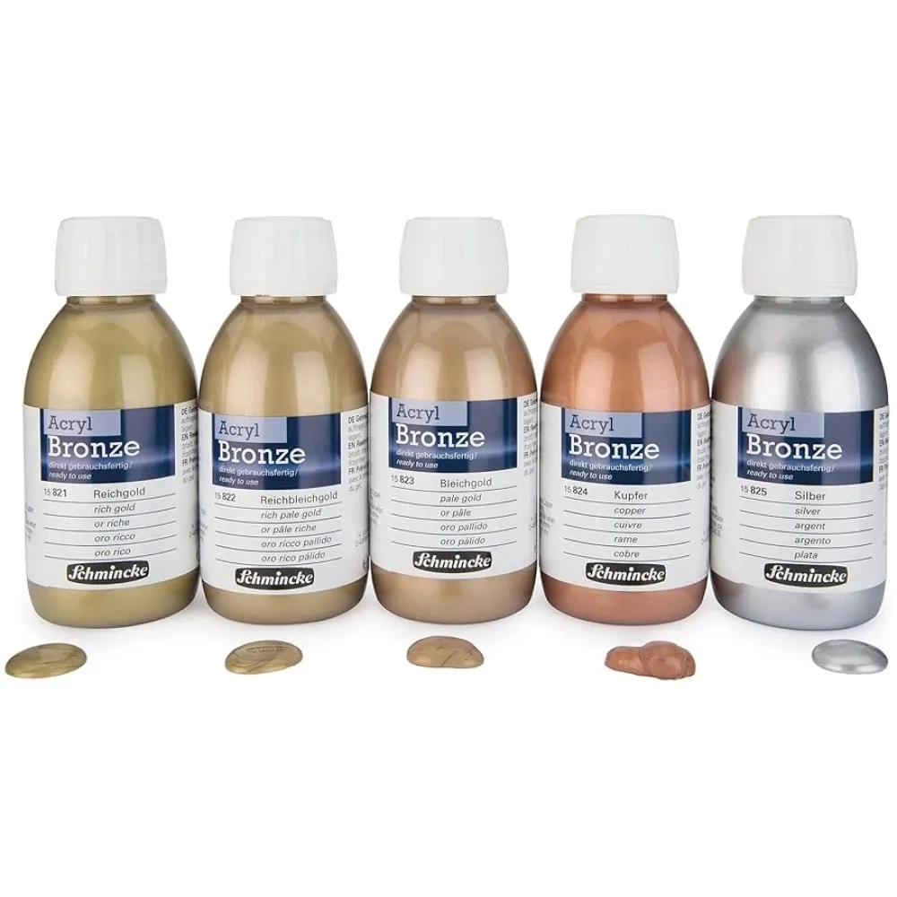Hot Pintura metálica Acryl Bronce 150ml Doraduras|Doraduras