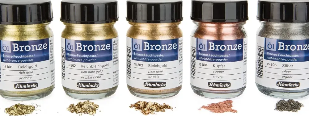 New Pintura metálica Oil Bronce 50ml Doraduras|Doraduras
