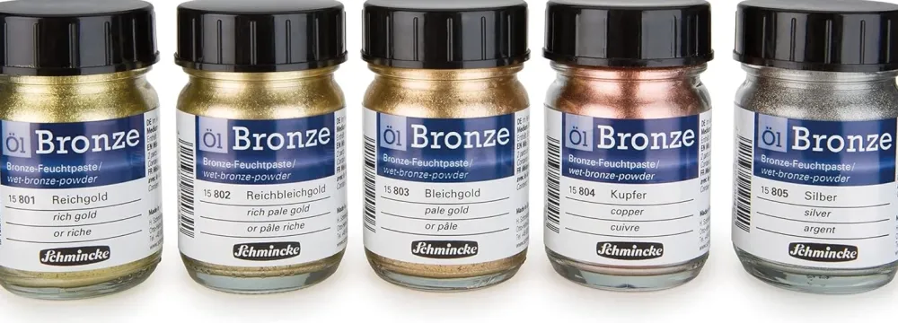 New Pintura metálica Oil Bronce 50ml Doraduras|Doraduras