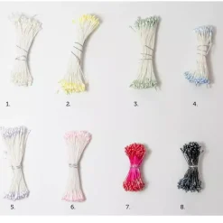 Sale Pistilos Perlados Doble Cabeza Pastas Moldeables|Goma Eva Fofuchas