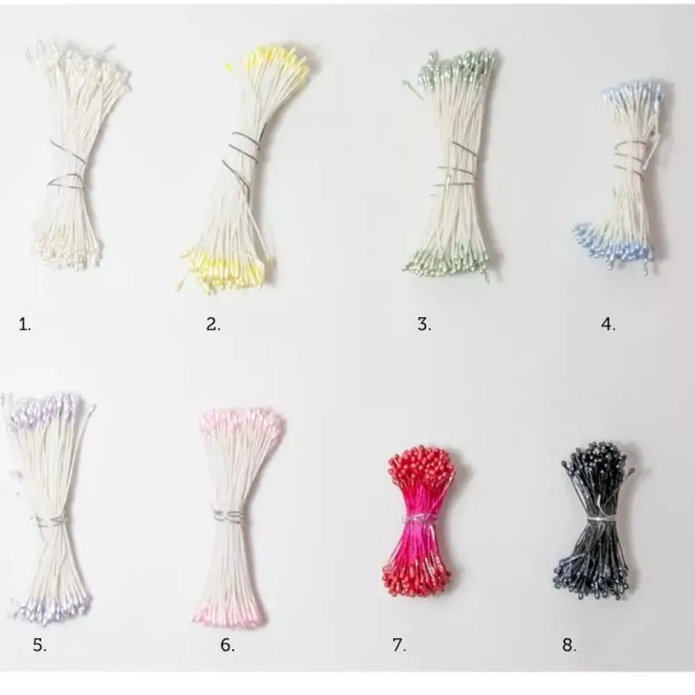 Sale Pistilos Perlados Doble Cabeza Pastas Moldeables|Goma Eva Fofuchas