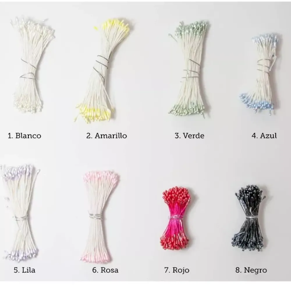 Sale Pistilos Perlados Doble Cabeza Pastas Moldeables|Goma Eva Fofuchas
