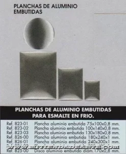 Clearance Planchas de aluminio embutidas Reig Metales