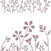 Discount Plantilla de Stencil V-161 Flores silvestres 15x21cm Dayka Plantillas