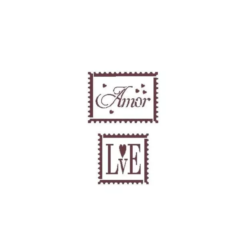 Discount Plantilla de Stencil A6-004 Amor 15x10,5cm Dayka Plantillas