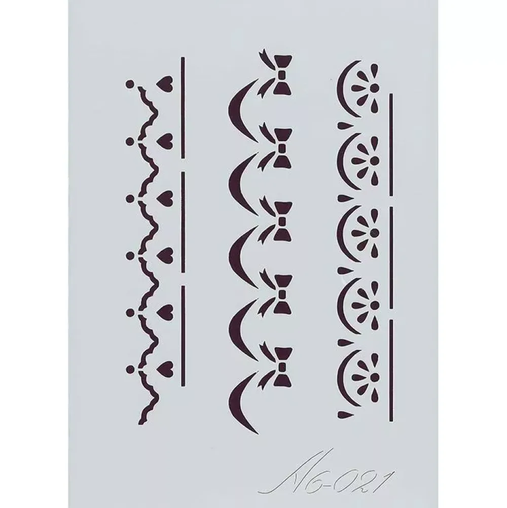Best Plantilla de Stencil A6-021 Frisos 15x10,5cm Dayka Plantillas