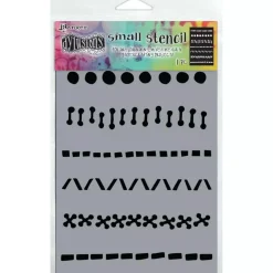 Hot Plantilla de Stencil A Stitch In Time Dylusions 12x20cm Plantillas