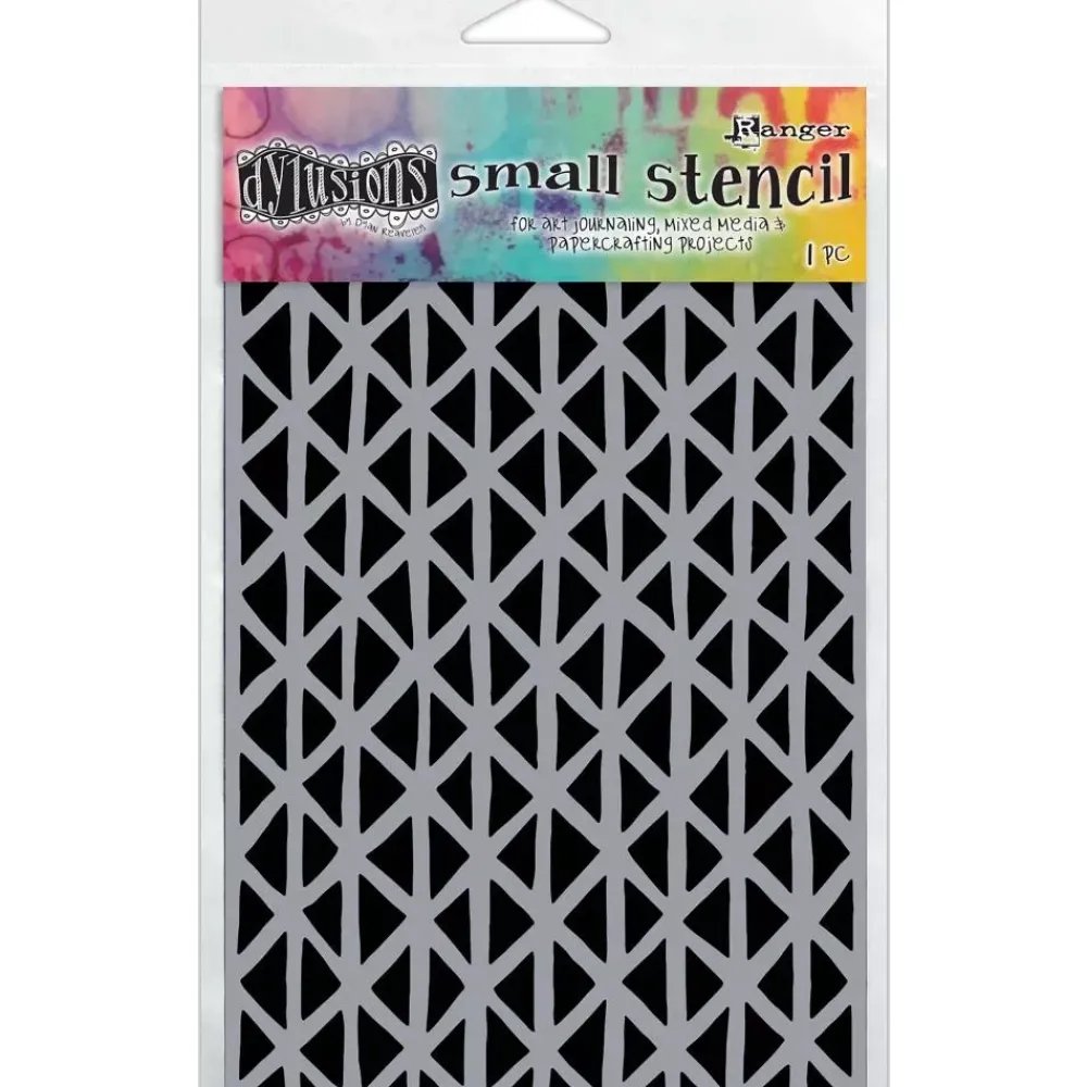 Clearance Plantilla de Stencil Angles Dylusions 12x20cm Plantillas