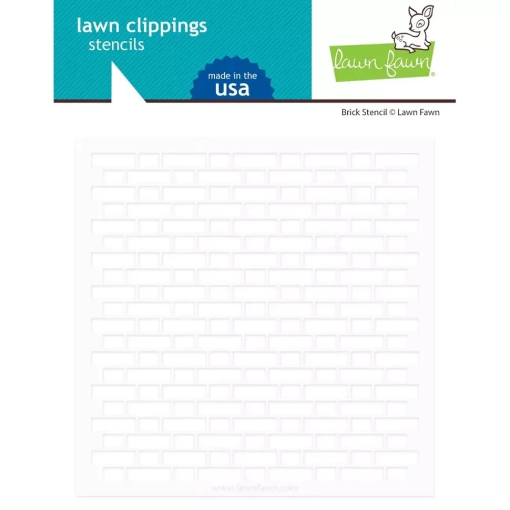 Discount Plantilla de Stencil Brick 15x15cm Plantillas