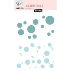 Discount Plantilla de Stencil Bubbles Creative Craftlab Plantillas
