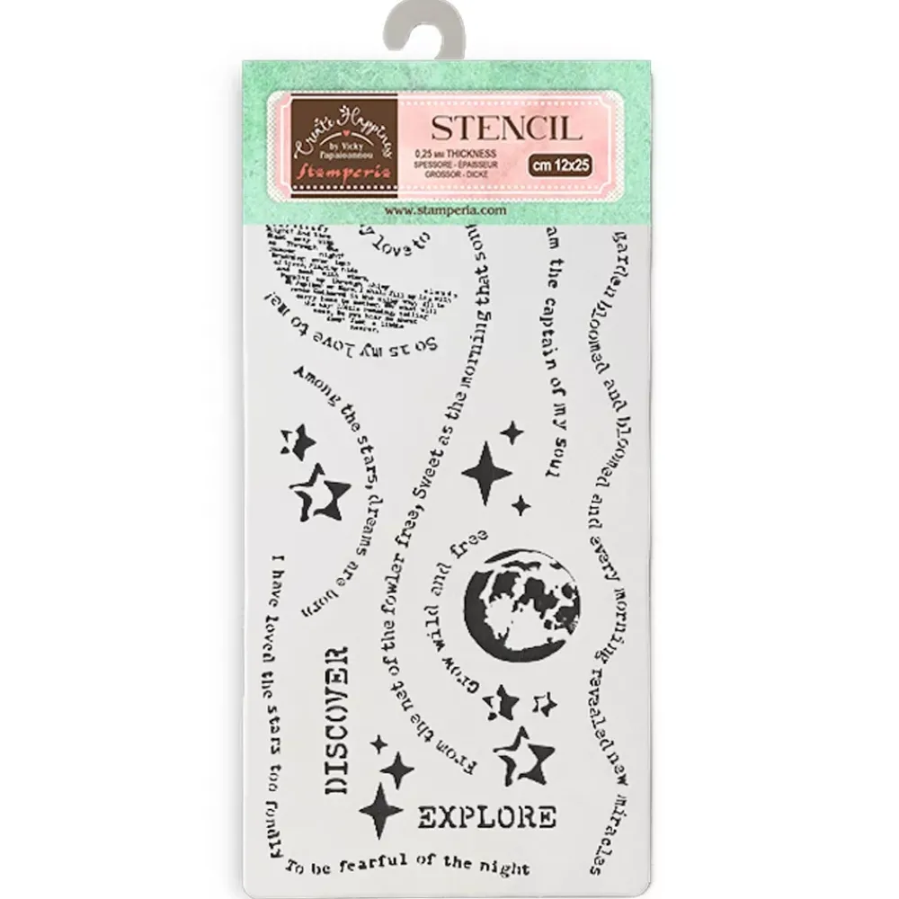 Best Plantilla de stencil Dream Secret Diary 12x25cm Plantillas