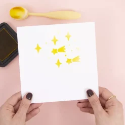 Discount Plantilla de Stencil Estrellas All You Need is Christmas 15x15cm Plantillas