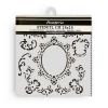Hot Plantilla de stencil Filigrana House of Roses 18x18cm Plantillas