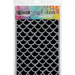 Online Plantilla de Stencil Fishtails Dylusions 12x20cm Plantillas