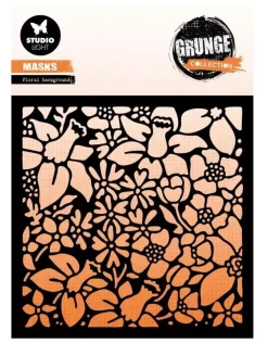 Clearance Plantilla De Stencil Floral Background Grunge Collection Plantillas