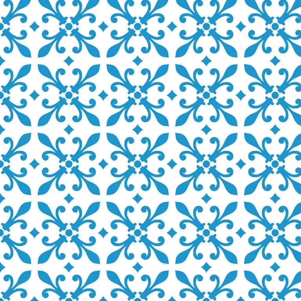 Plantilla de stencil Flor de Lys 20x20cm Plantillas