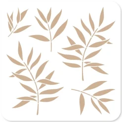Discount Plantilla de stencil Follajes Suaves Harmonie Plantillas