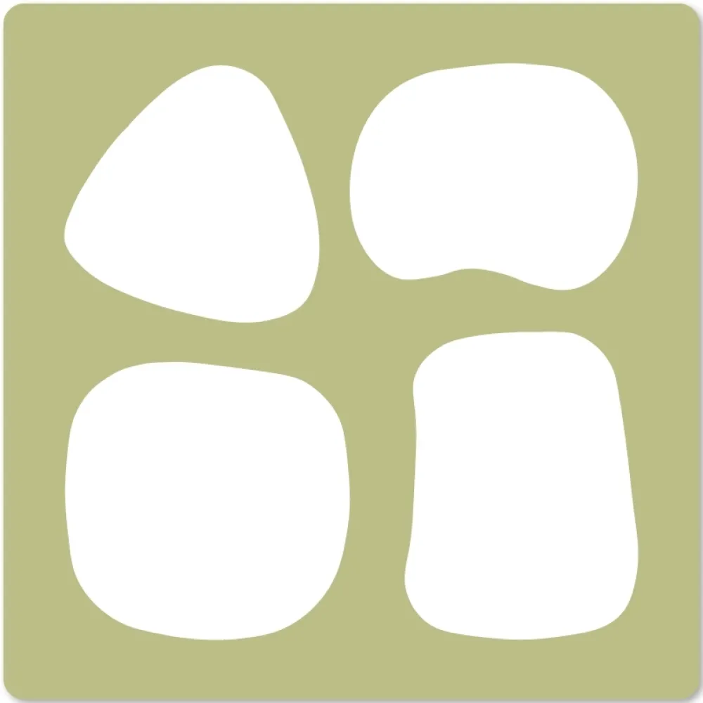 Clearance Plantilla de stencil Formas Suaves Farandole Plantillas