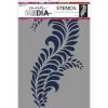Hot Plantilla de Stencil Giant Flourish Dina Wakley Media 22x15cm Plantillas