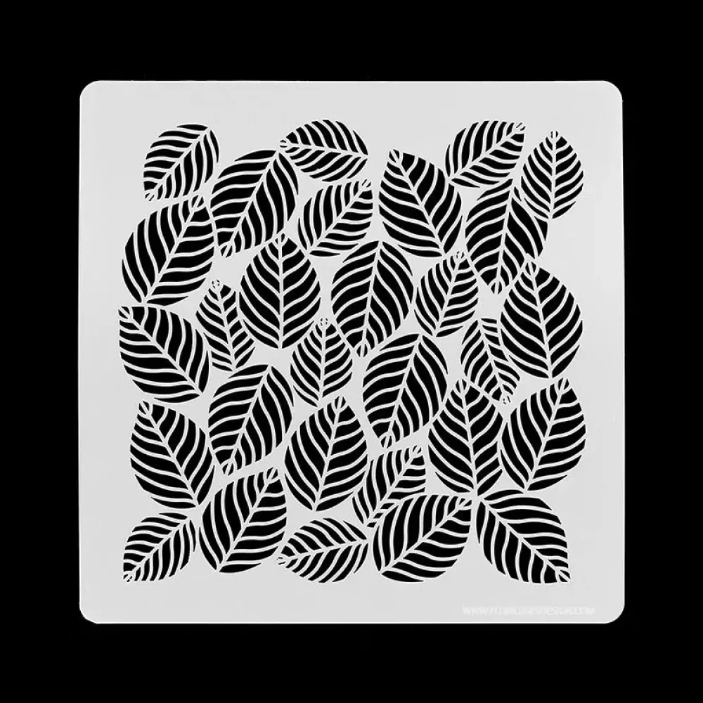 Online Plantilla de stencil Hojas Florileges Design Plantillas