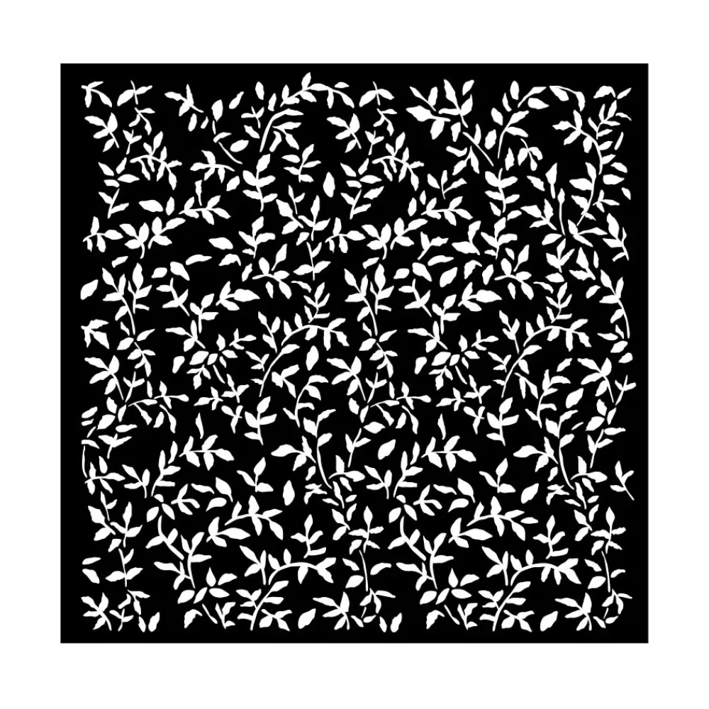 Clearance Plantilla de stencil Hojas Garden 18x18cm Plantillas