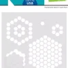 Outlet Plantilla de stencil Honeycomb 15x15cm Plantillas