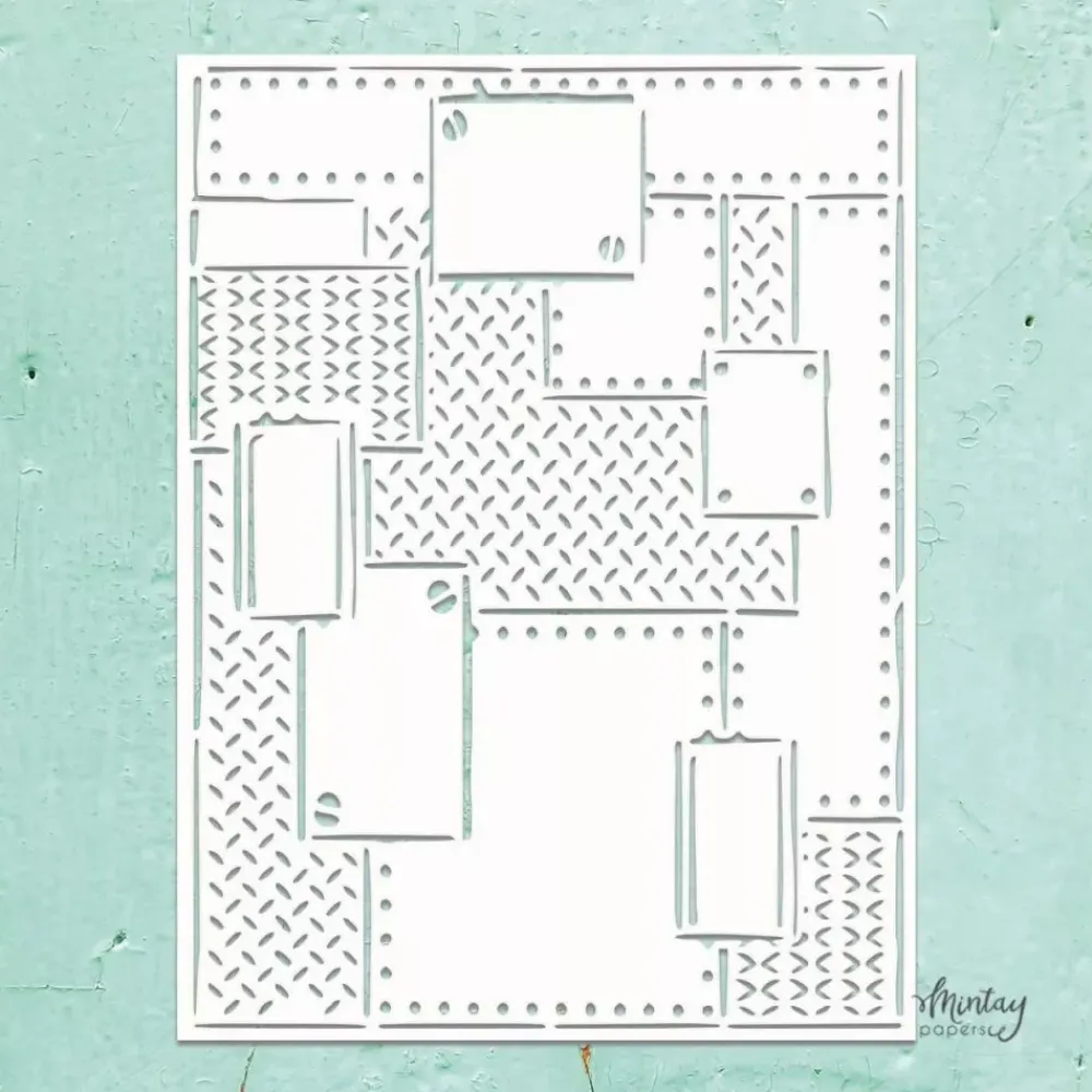 Outlet Plantilla de Stencil Kreativa Steel 15x20cm Plantillas